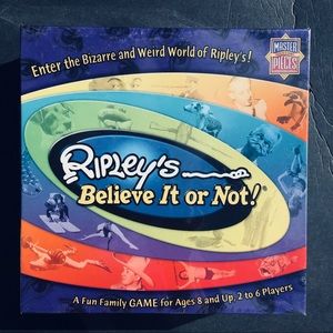 Ripley’s Believe It Or Not Game Masterpieces Puzzle Co. 2005 Board Game New